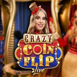 Crazy Coin Flip logo by Evolution Baxterbet Casino
