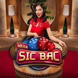 Mega Sic Bac slot logo by Pragmatic Play at Baxterbet Casino