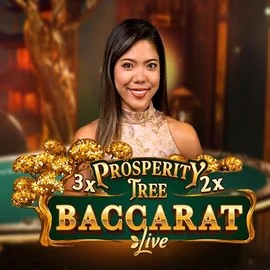 Prosperity Tree Baccarat logo – Live Casino by Evolution at Baxterbet Casino