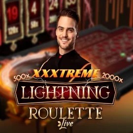 XXXtreme Lightning Roulette logo by Evolution at Baxterbet Casino